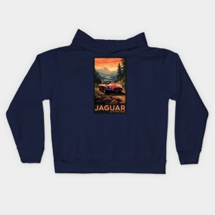 Jaguar E-Type Series 1 Kids Hoodie